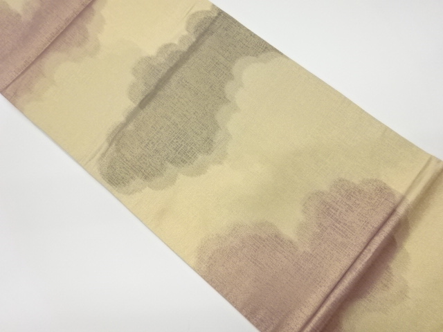 JAPANESE KIMONO / VINTAGE FUKURO OBI / WOVEN CLOUD